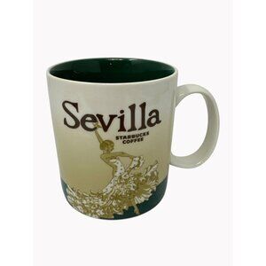 Starbucks Sevilla Mug 16oz City Series Collector Ceramic Cup